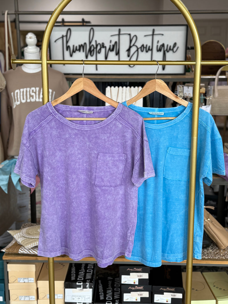 Heidi's Halo Mineral Washed Tee