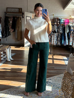 Evergreen Haze Wide Leg Denim