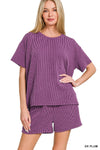 Corded Rib Short Set