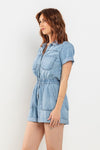 Concert Ready Denim Romper