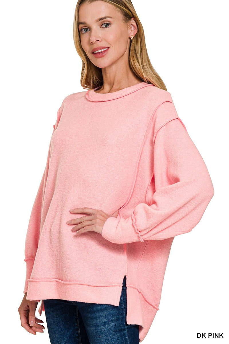 Brushed and Cozy Oversized Sweater