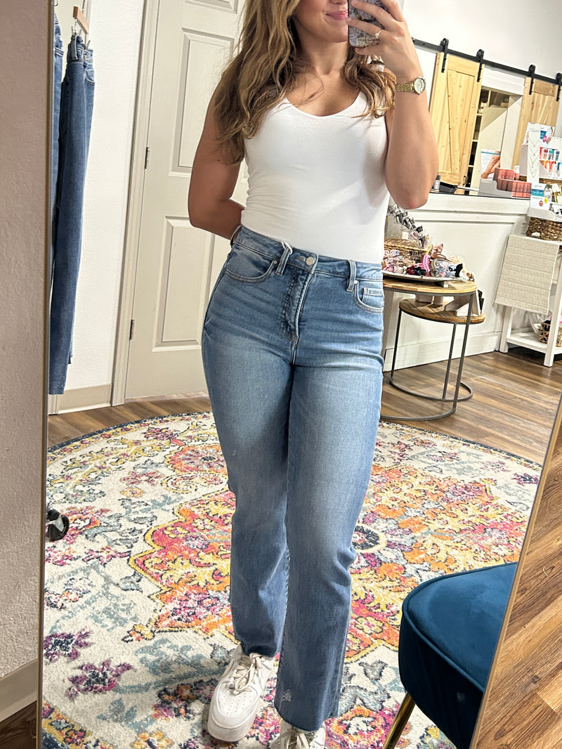 Mila's Tummy Control Straight Jeans