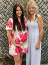 Flo's Watercolor Floral Print Dress