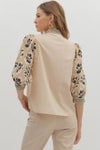 So Into You 3/4 Sleeve Blouse