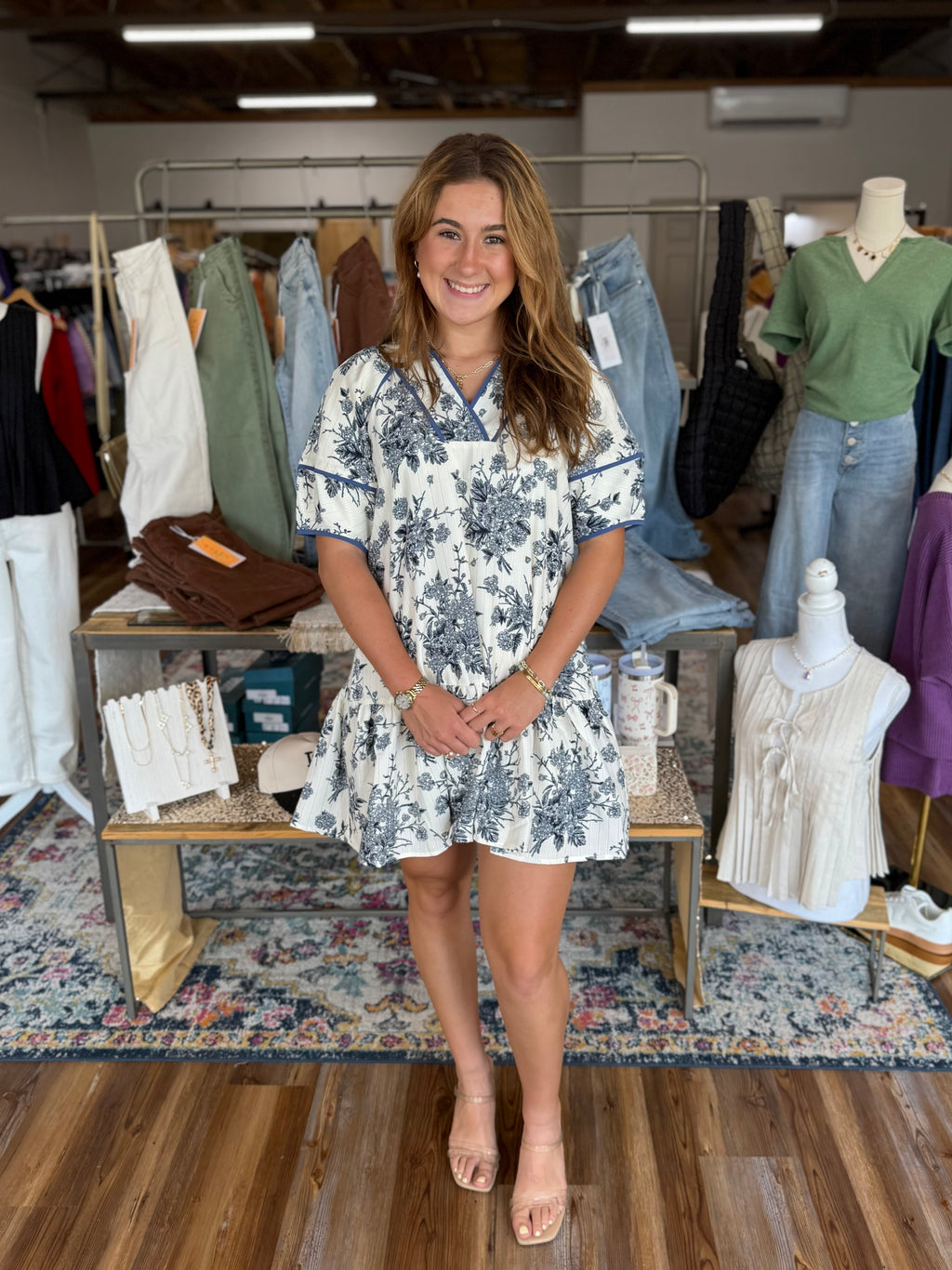 Love You True Floral Mini Dress