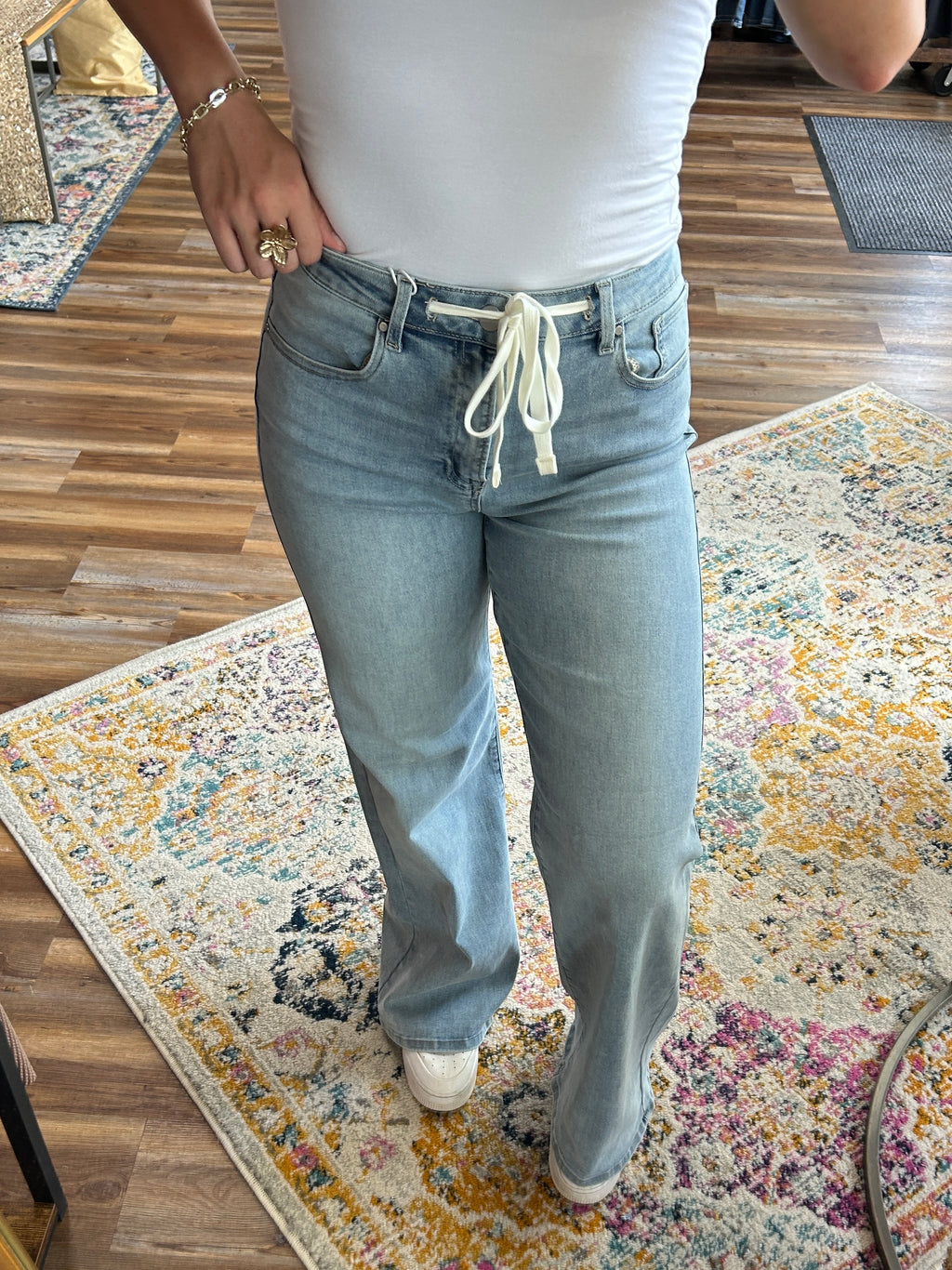 Chloe's Draw String Jeans