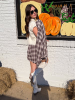 Praise and Plaid Flannel Top