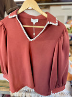 Autumn's Detail Collar Blouse