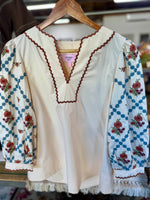 Ecru Ember 3/4 Sleeve Blouse