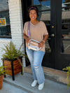 Allie’s Raised Rib Vneck Top