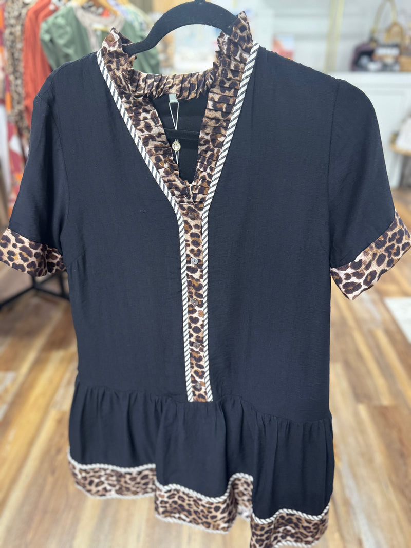 Little Moments Leopard Detail Dress