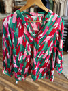 The Christmas Camo Blouse