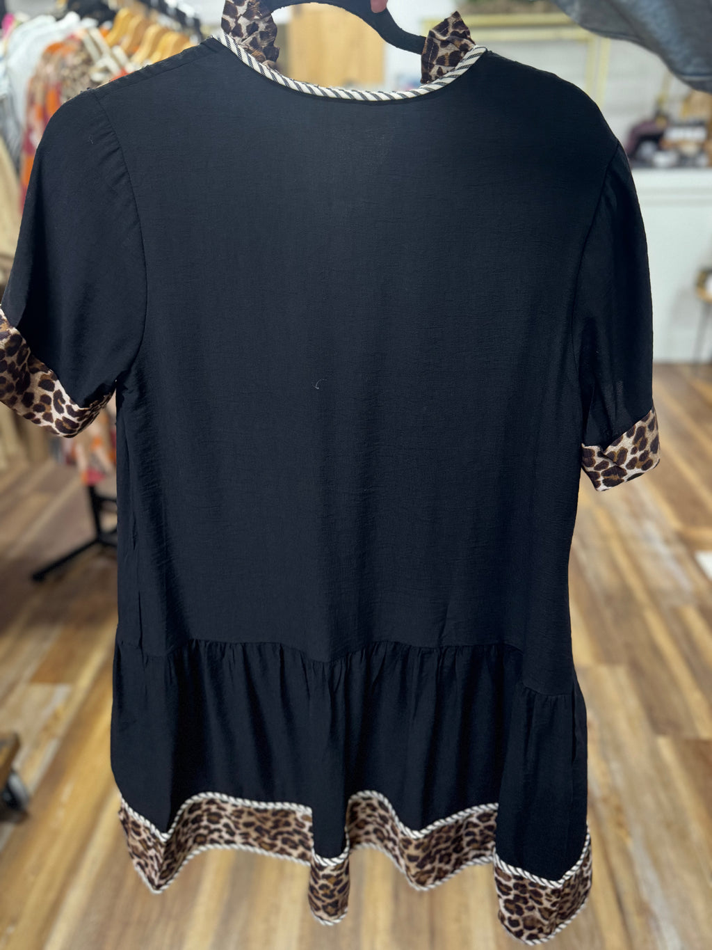 Little Moments Leopard Detail Dress