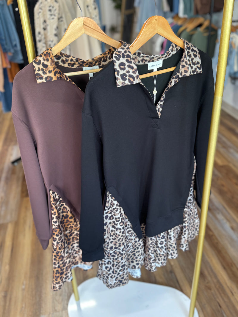Here Lately Pullover Mini Dress