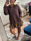 Here Lately Pullover Mini Dress