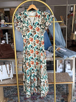Glow Within Botanical Midi Dress