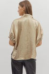 Beyond the City Metallic Blouse