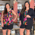 Multi Color Painted Tank Top