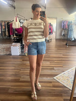 Connie's Crochet Knit Top