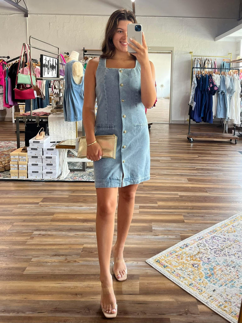 Wild West Denim Mini Dress