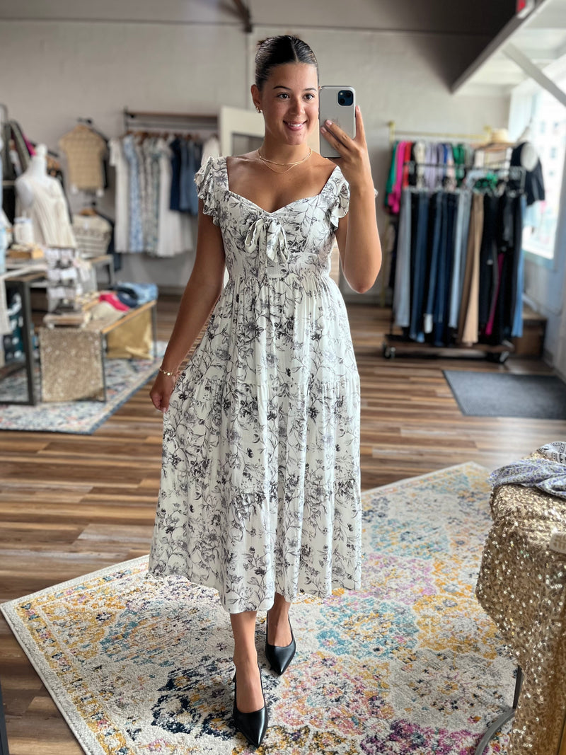 Sweetheart Midi Dress