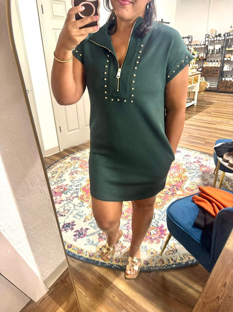 In Full Glow Studded Dress