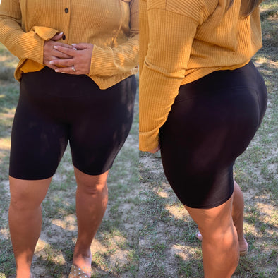 Doorbuster Black Biker Shorts