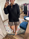 Here Lately Pullover Mini Dress