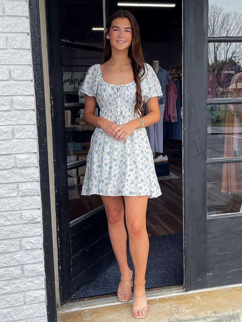 Sunday Brunch Floral Mini Dress