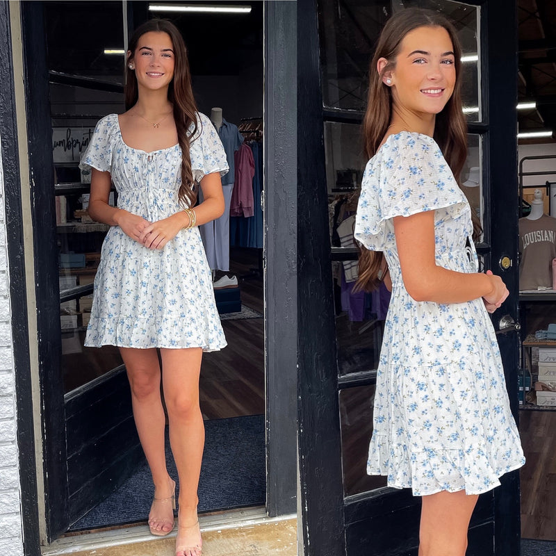 Sunday Brunch Floral Mini Dress