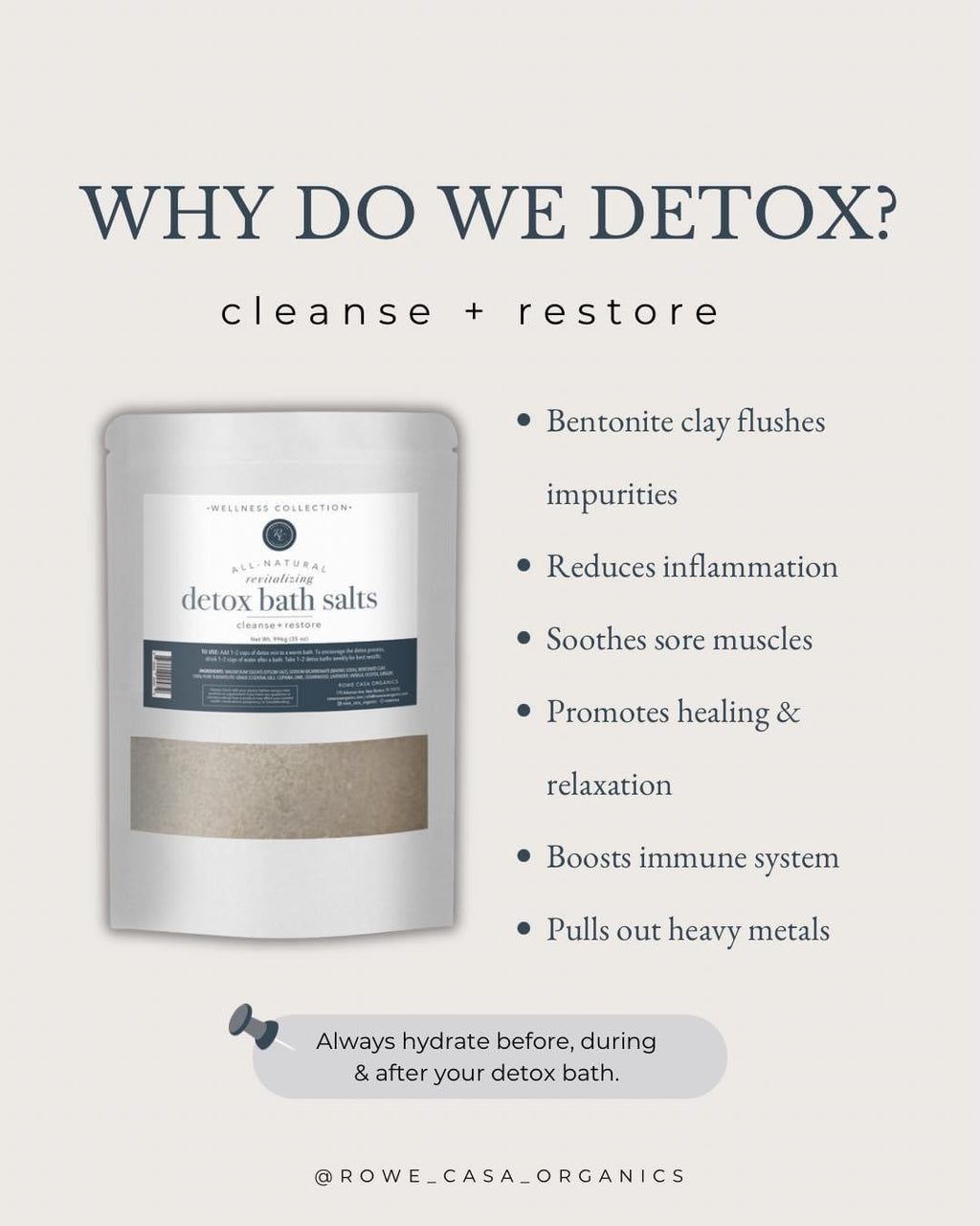 DETOX BATH SALTS | 35 OZ