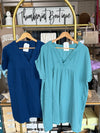 Victoria's V-Neck Double Gauze Dress