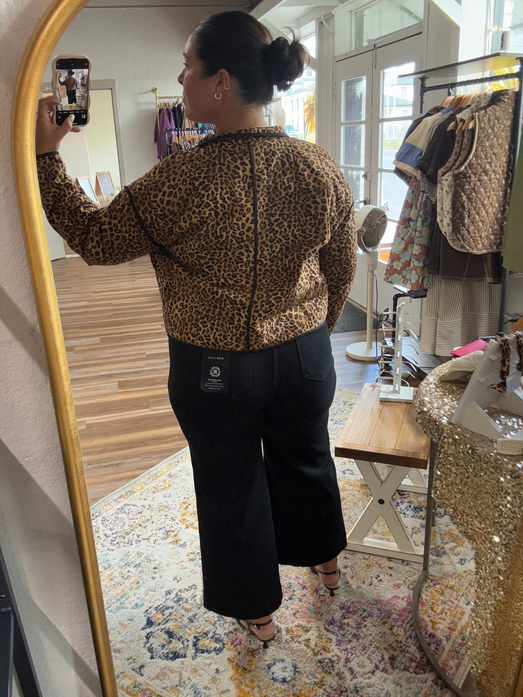 Less Than Subtle Leopard Quilt Jacket
