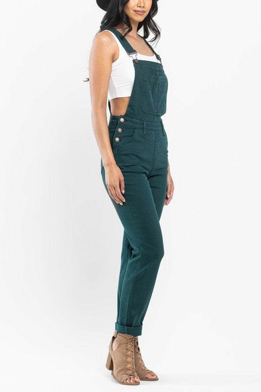 Judy Blue Hunter Green Overalls