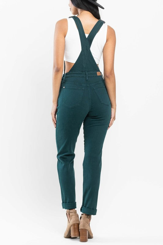 Judy Blue Hunter Green Overalls