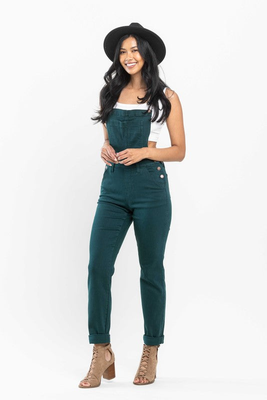 Judy Blue Hunter Green Overalls