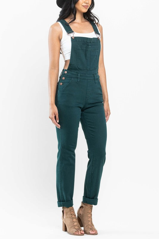 Judy Blue Hunter Green Overalls