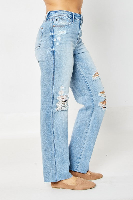 Judy Blue High Waist Rigid Magic 90's Straight