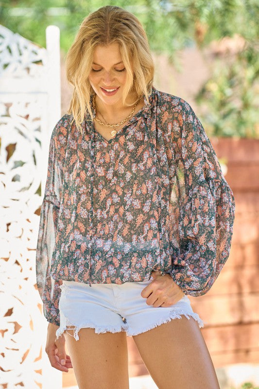 Miles Ahead Floral Blouse