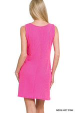 Corded Rib Sleeveless Mini Dress