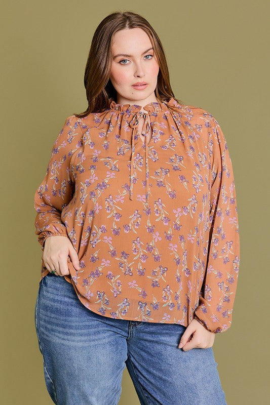 Floral Long Sleeve Blouse