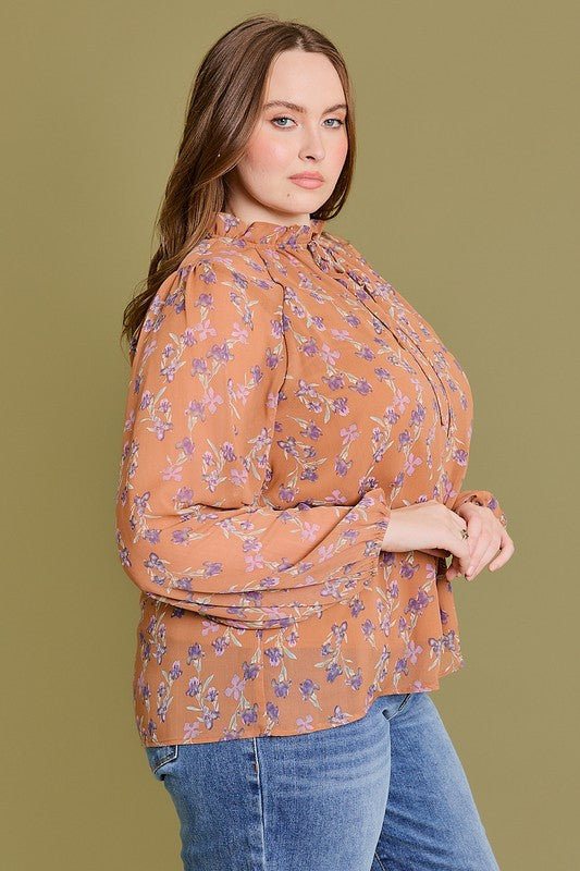 Floral Long Sleeve Blouse