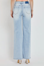 Levi's Mid Rise Wide Leg Dipped Waist Denim