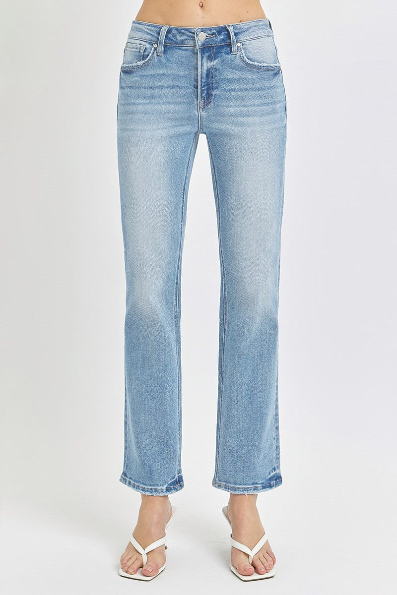 Aria's Ankle Straight Jeans