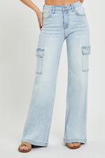 Miles's High Rise Cargo Denim