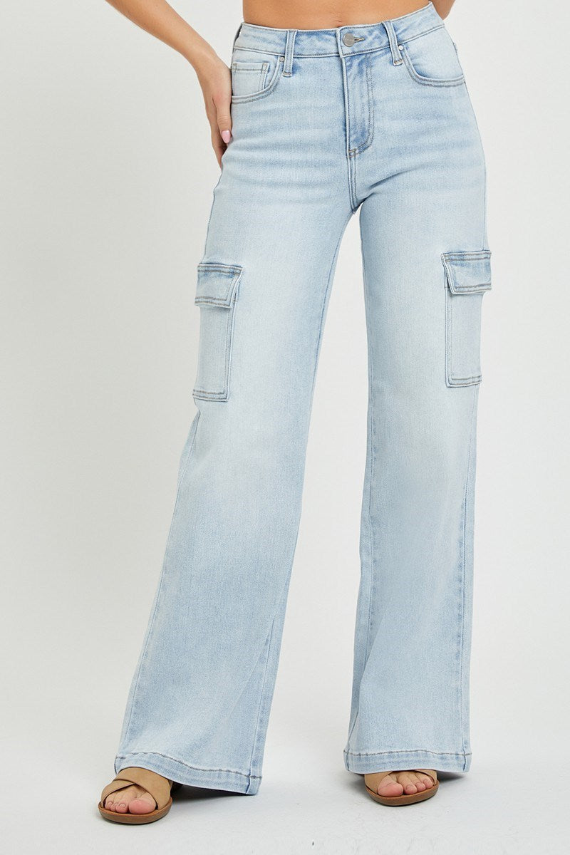 Miles's High Rise Cargo Denim
