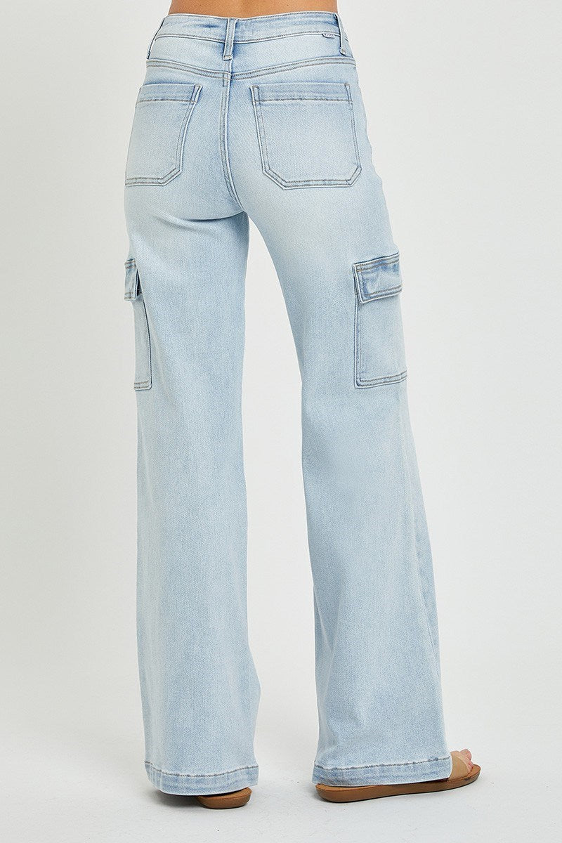 Miles's High Rise Cargo Denim