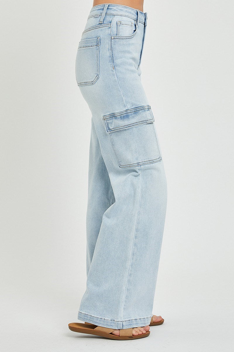 Miles's High Rise Cargo Denim