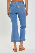 High Rise Front Pocket Ankle Jeans
