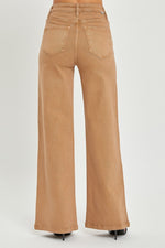 High Rise Tummy Control Wide Leg Jeans